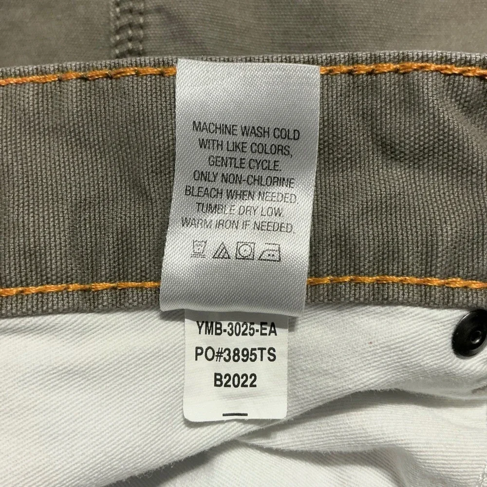 Ridgecut Toughwear Men's Size‎ 36x32 Canvas Cargo Pants Olive Utility Workwear